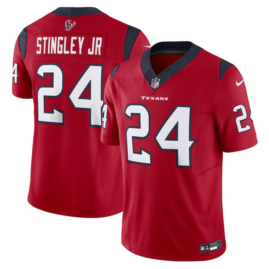Men Houston Texans #24 Derek Stingley Jr. Nike Red Vapor F.U.S.E. Limited NFL Jersey